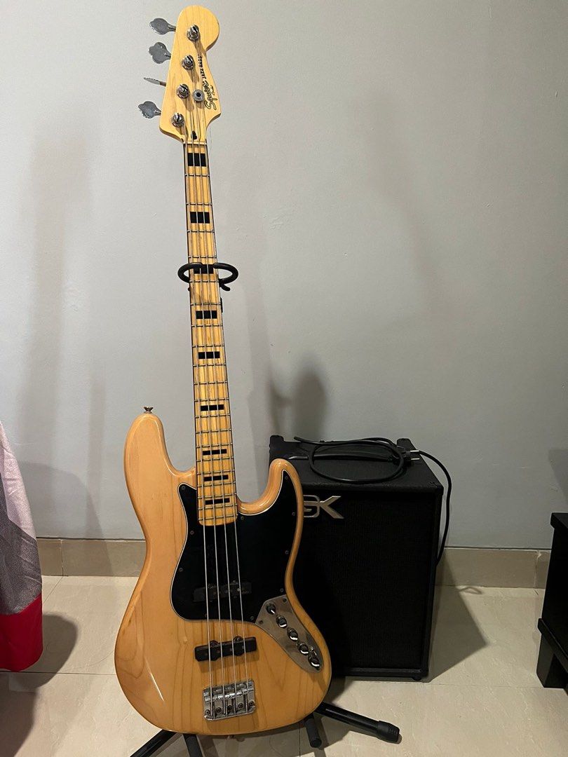 Dijual Bass Squier Jazz Bass Vintage Modified by Fender Musik Media Alat di Carousell