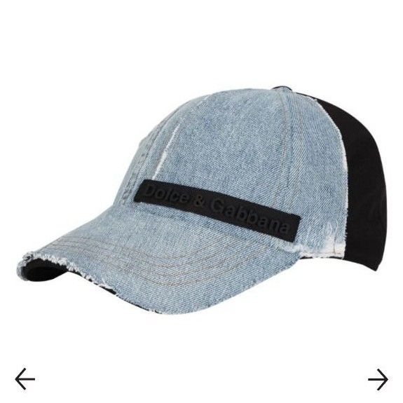 Dolce and Gabbana D G Denim Baseball Cap Unisex