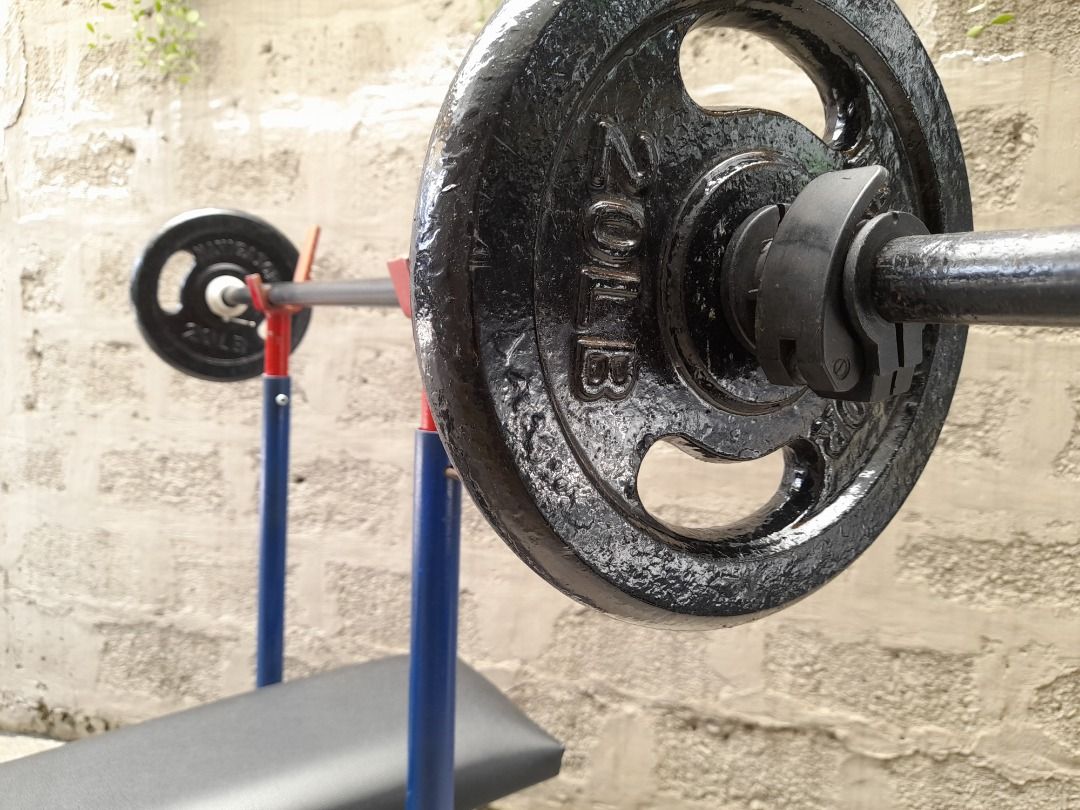 Don oliver weight hotsell set with bar