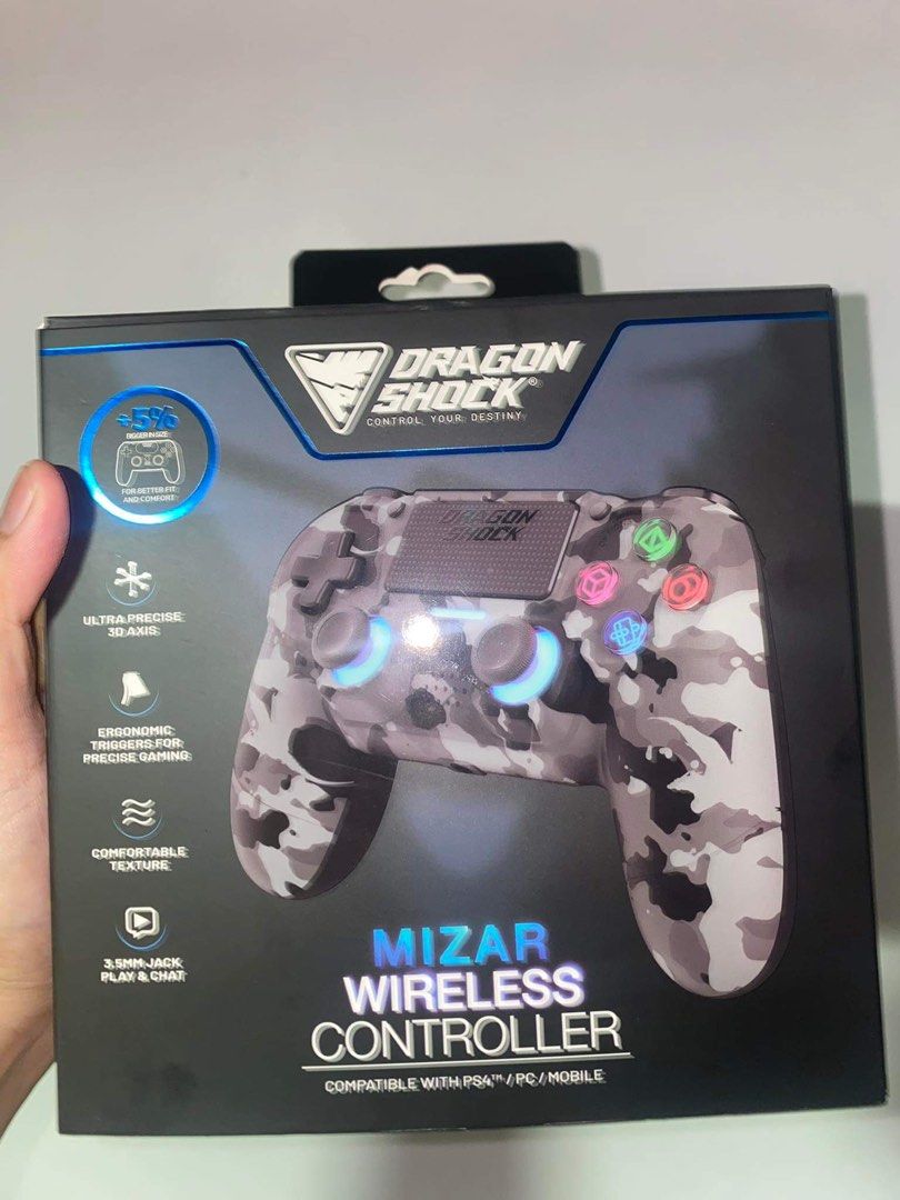 Video Accessories, Dragon Controllers Wireless MIZAR Gaming Carousell Gaming, Shock Controller, on