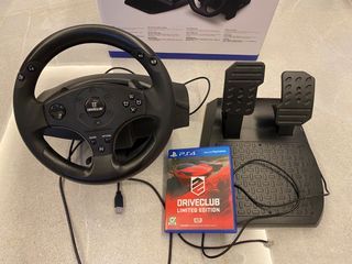 Driveclub套組 包含遊戲片 模擬賽車方向盤  便宜賣