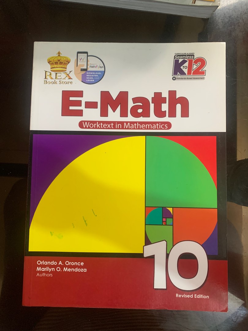 E Math Grade 10, Hobbies & Toys, Books & Magazines, Textbooks on Carousell