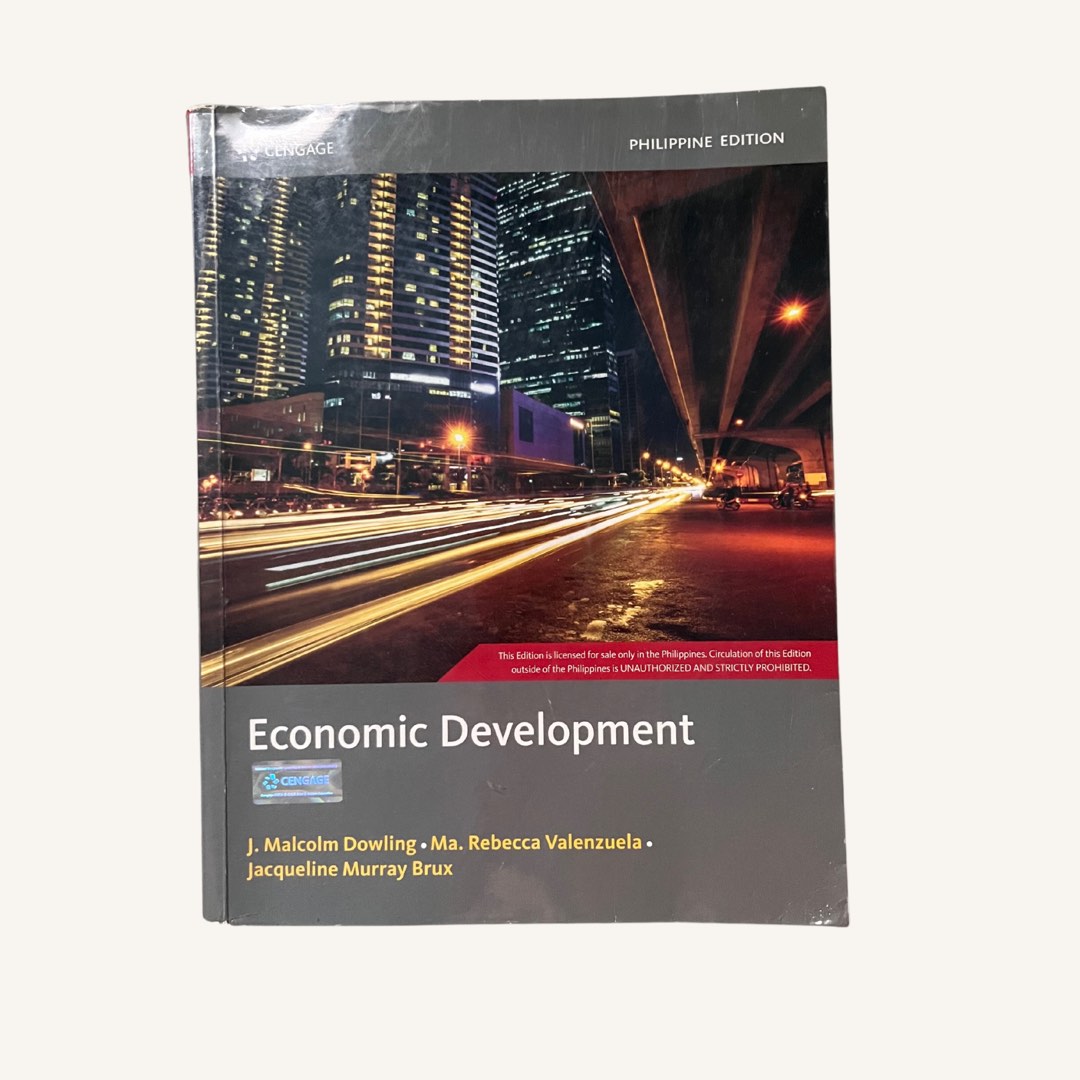 Economic Development Textbook Economic Development (2019) Cengage - Authors ; Dowling, Valenzuela ...