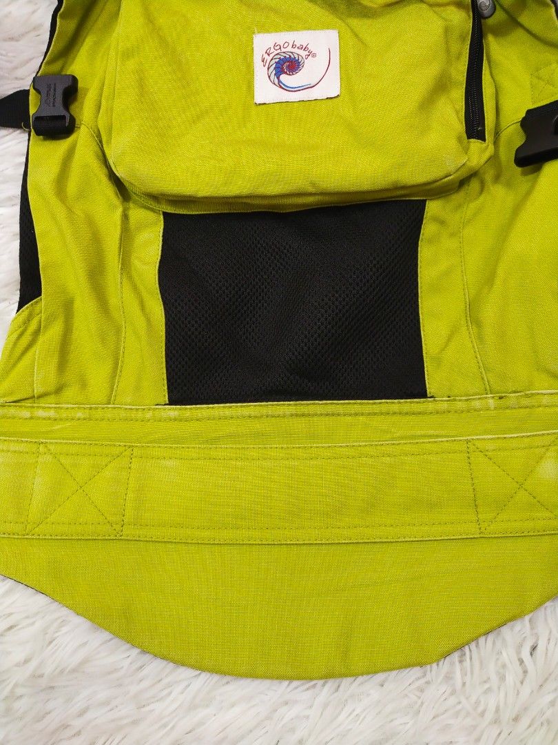 Lime green ergo baby carrier outlet