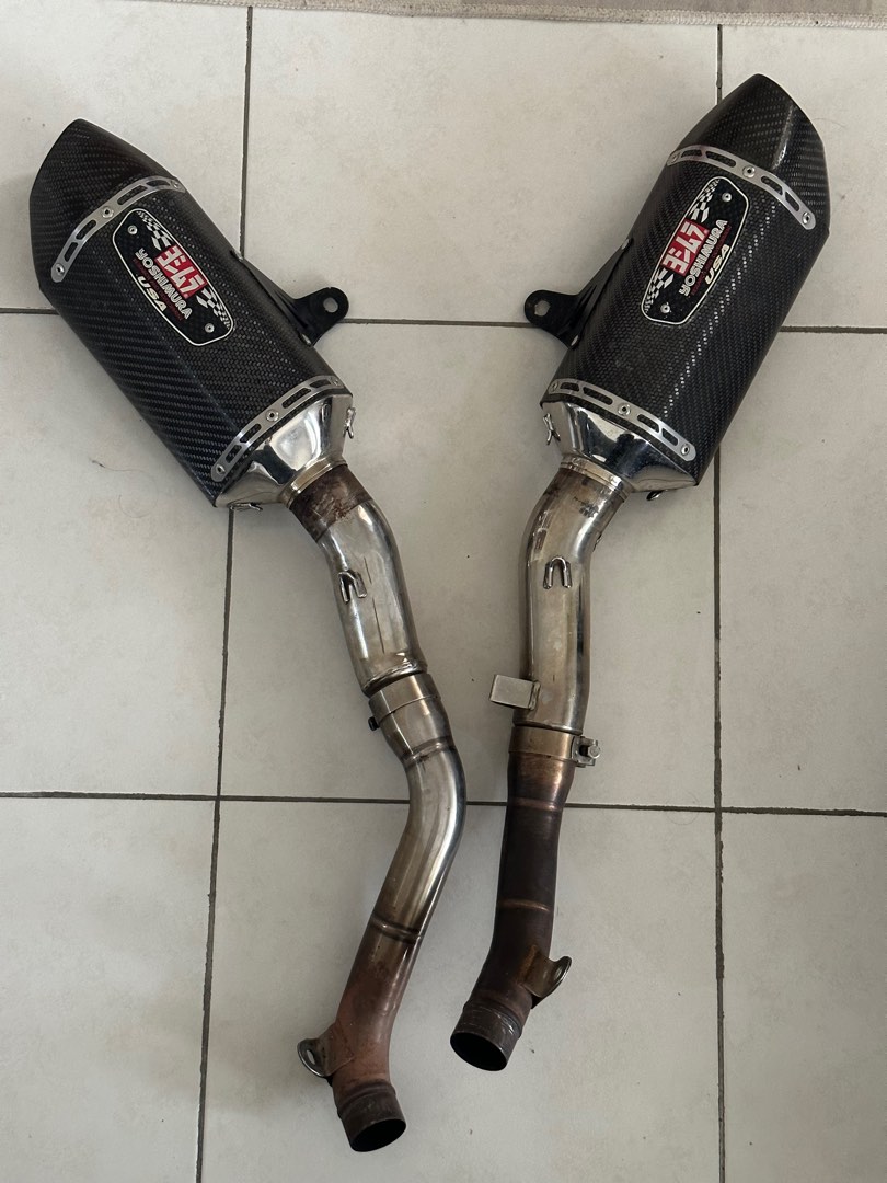 Exhaust yoshimura r77 midpipe for z1000, Auto Accessories on Carousell
