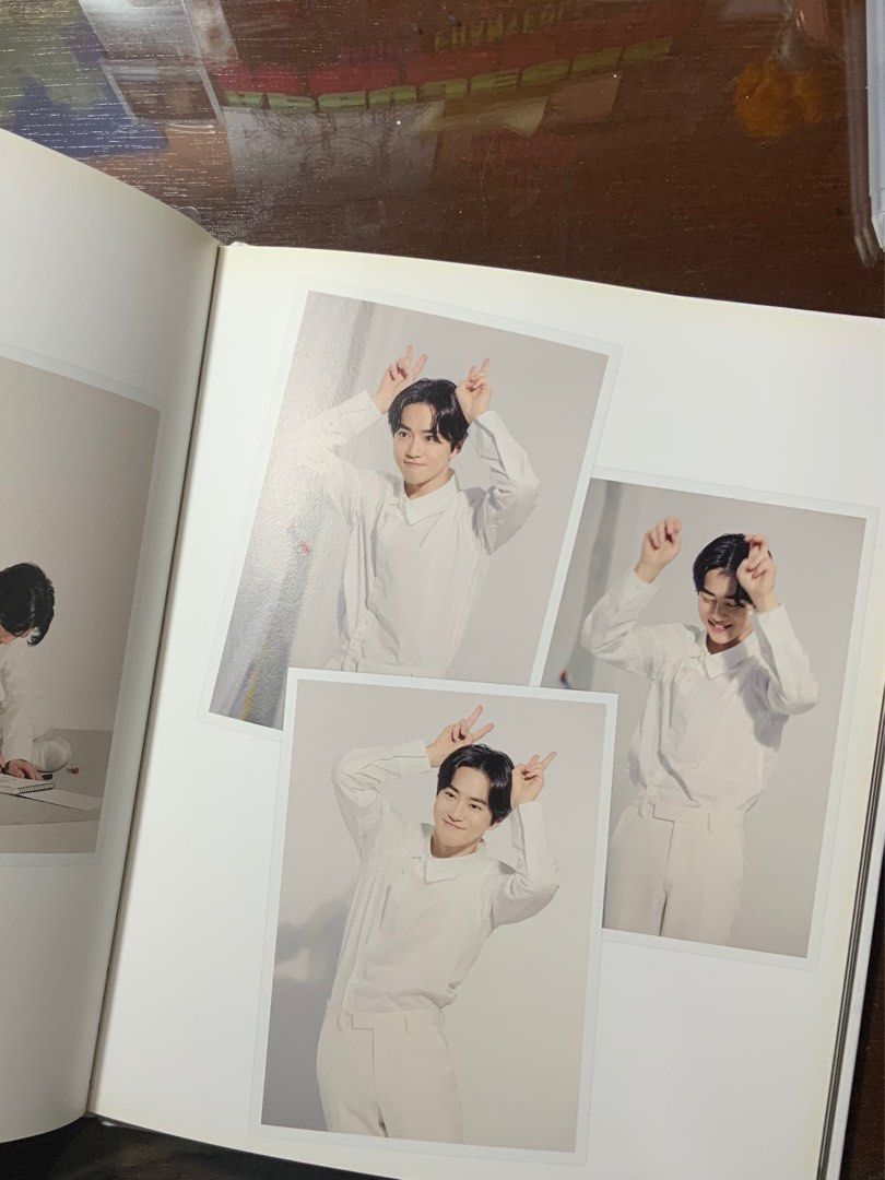EXO SUHO O2ASIS Photobook (Category: K-Wave Merchandise) located in Caloocan City. Submitted by abubutlover (Listing ID 1251249615, Image 3). Description: O2asis Suho Photobook no photocard no mission tracker has handwriting on crossword mop: gcash.