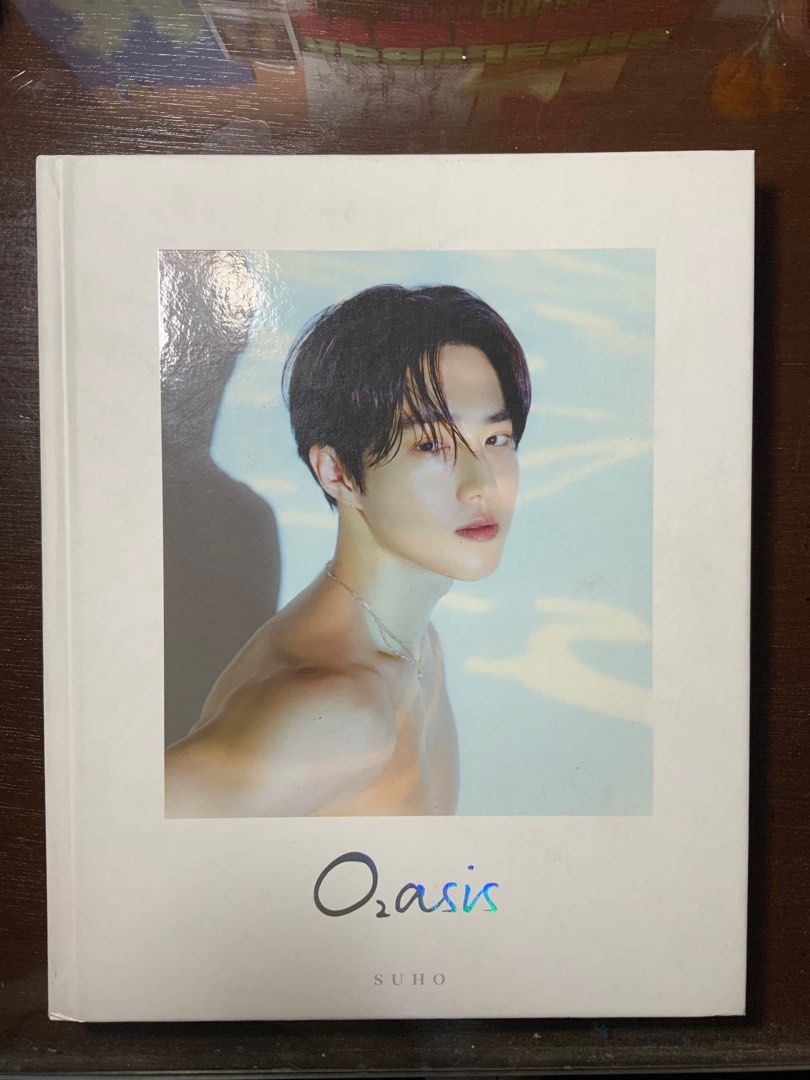 EXO SUHO O2ASIS Photobook (Category: K-Wave Merchandise) located in Caloocan City. Submitted by abubutlover (Listing ID 1251249615, Image 1). Description: O2asis Suho Photobook no photocard no mission tracker has handwriting on crossword mop: gcash.