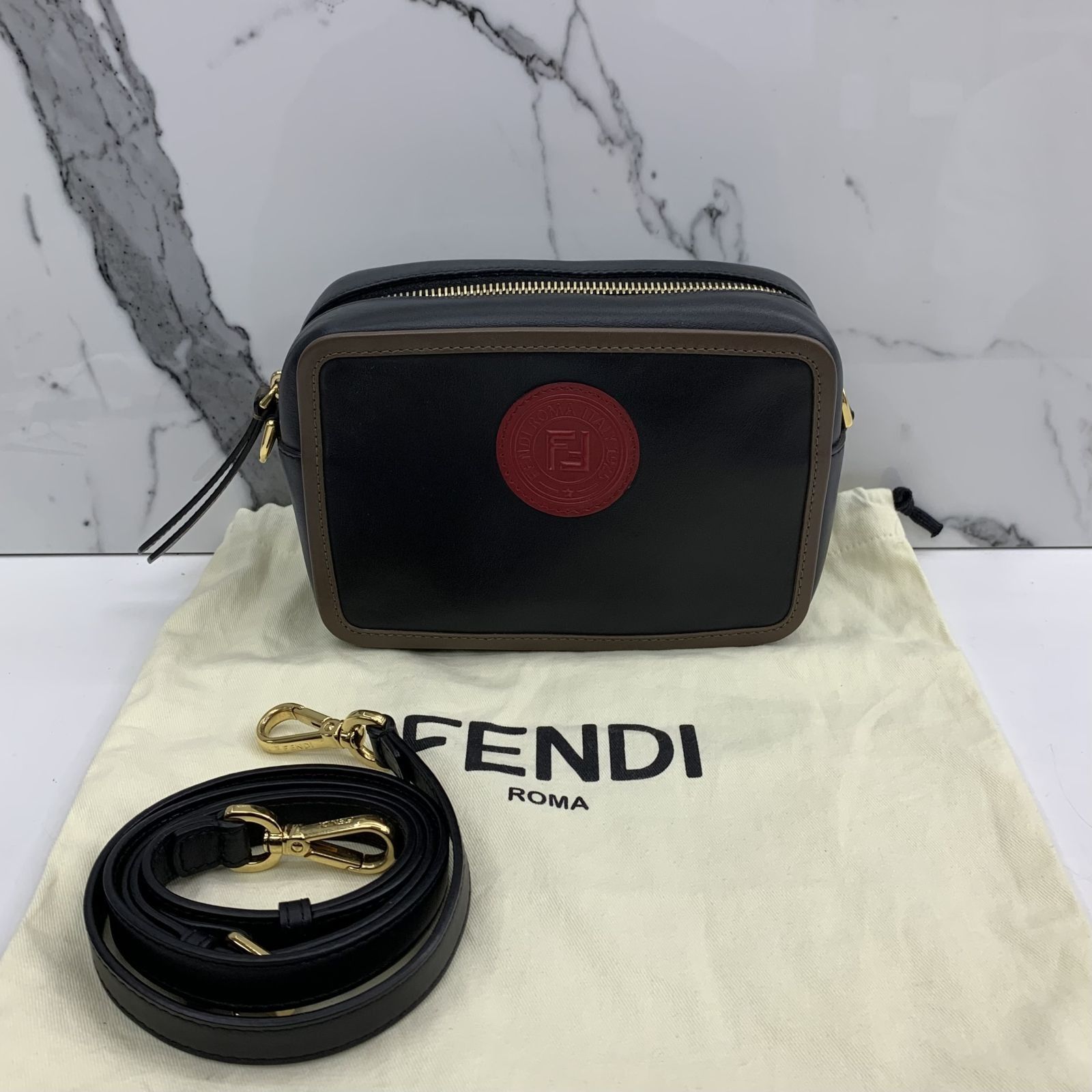 FENDI 8BS019 MINI CAMERA BAG 237025852 TI Luxury Bags Wallets on Carousell