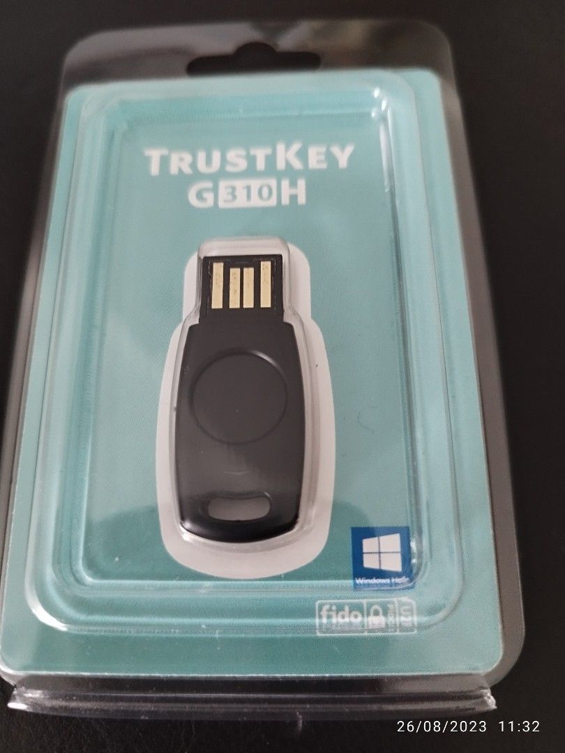 Trustkey FIDO2 Security Key TrustKey G310H, Computers & Tech, Office & Business ...