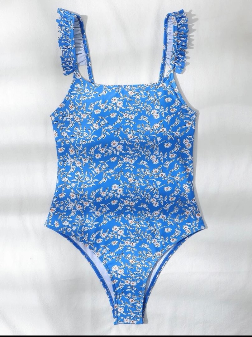Floral Side-Tie One-Piece Swimsuit