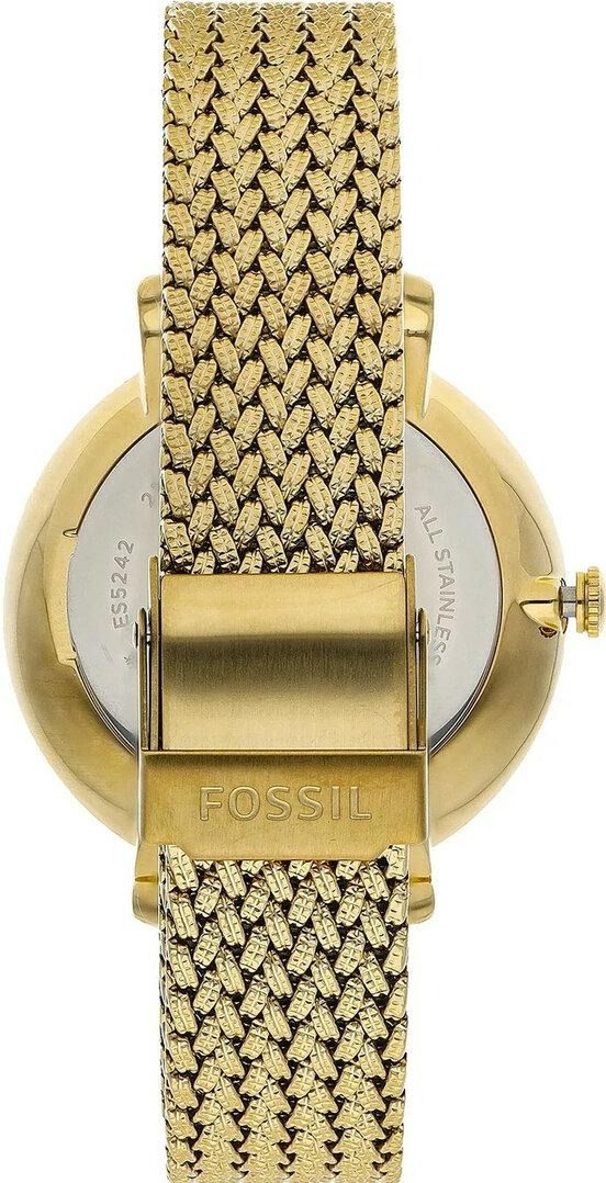 Fossil ES5242 Jacqueline Three-Hand Date Gold-Tone Stainless Steel Green  Dial Women's Watch