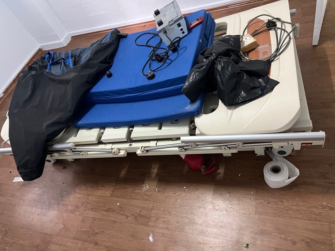 Free Adjustable Hospital bed, Furniture & Home Living, Furniture, Bed