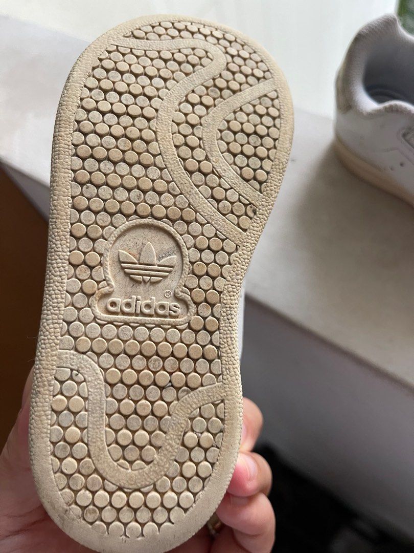 FREE MAILING size 24 adidas white Stan smith sneaker shoes with Velcro Nike