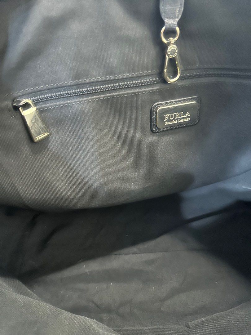 Furla, Bags, Furla Ariana Medium Leather Zip Tote Bag