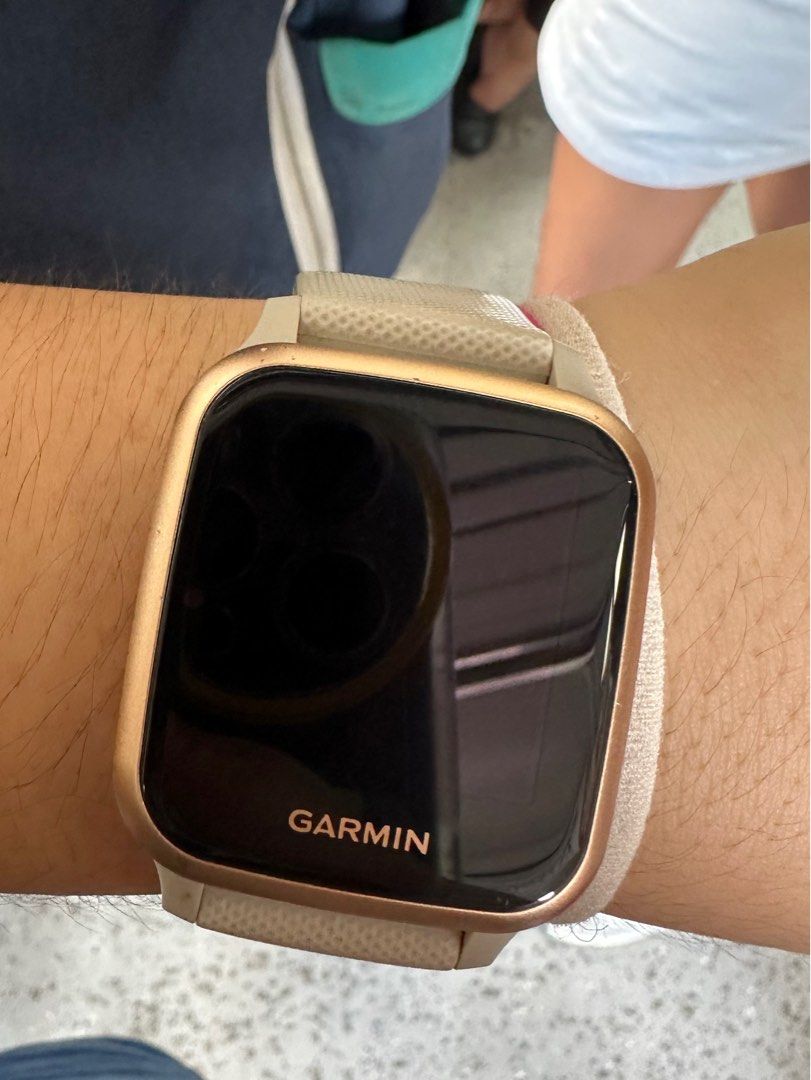 garmin venu sq 2 light sand rose gold