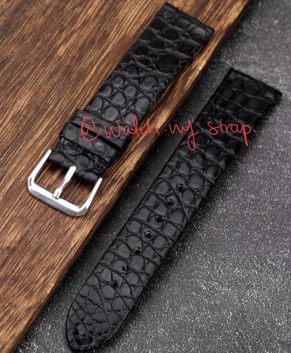 Genuine alligator watch deals strap