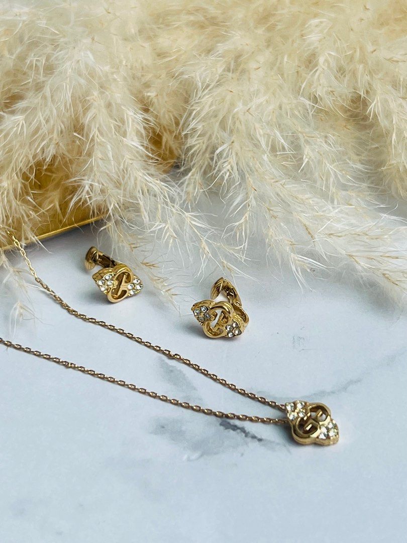 Givenchy necklace and store earring set
