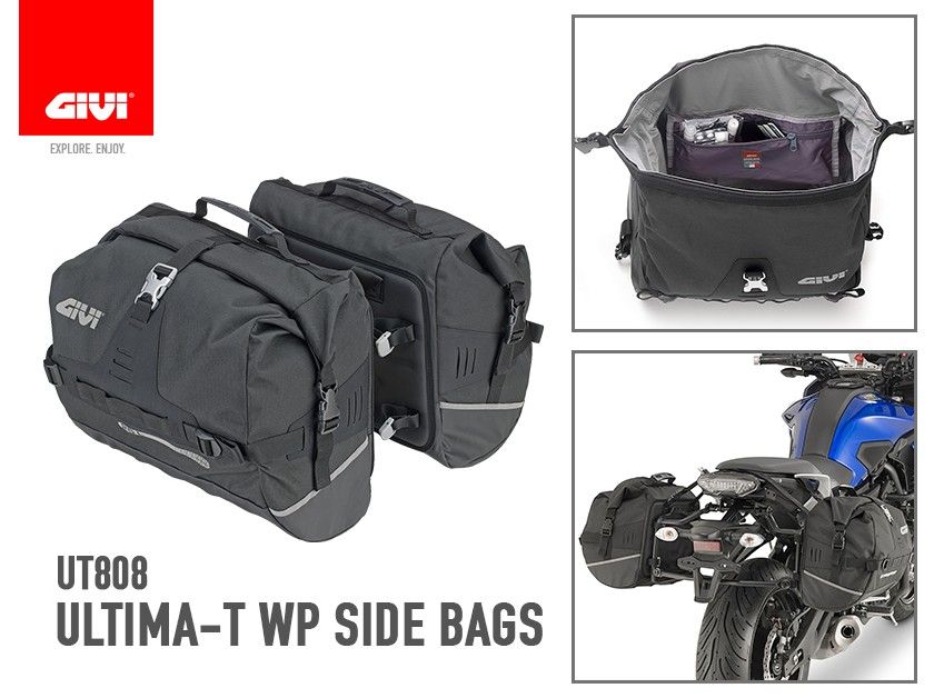 Givi Ultima T Side Bag Soft Panniers 25L Motorcycles