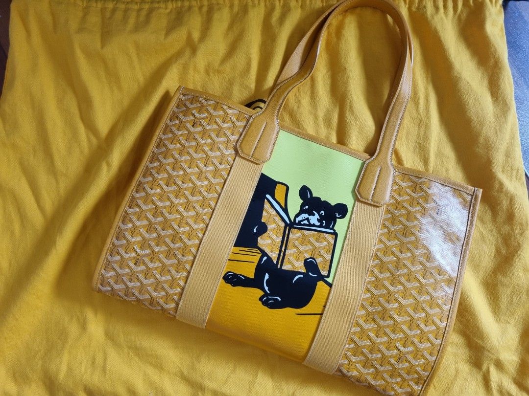 Goyard Villette Tote Bag MM Yellow