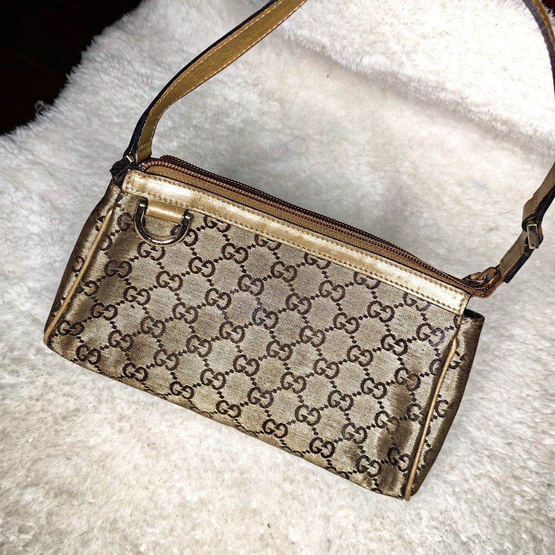 Gucci Pochette Boat Bag, Luxury, Bags & Wallets on Carousell