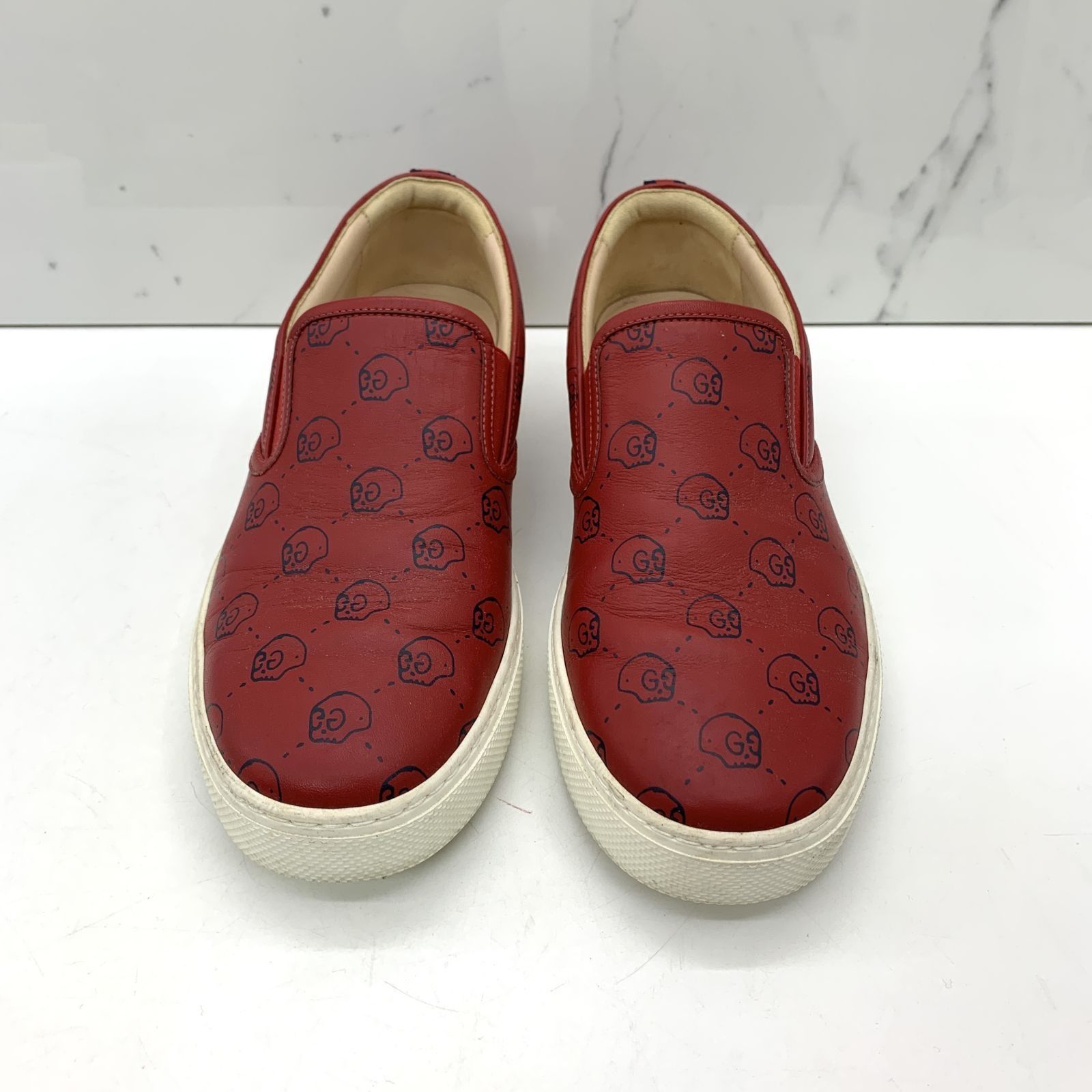 GUCCI 40364 RED GHOST SLIP ONS SNAEKERS 237025456 TI