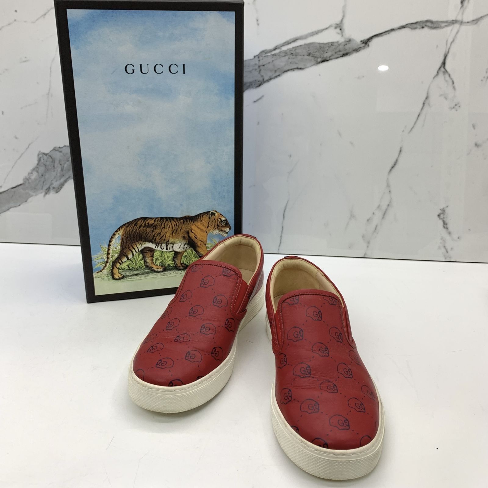 Red gucci clearance shoes for men