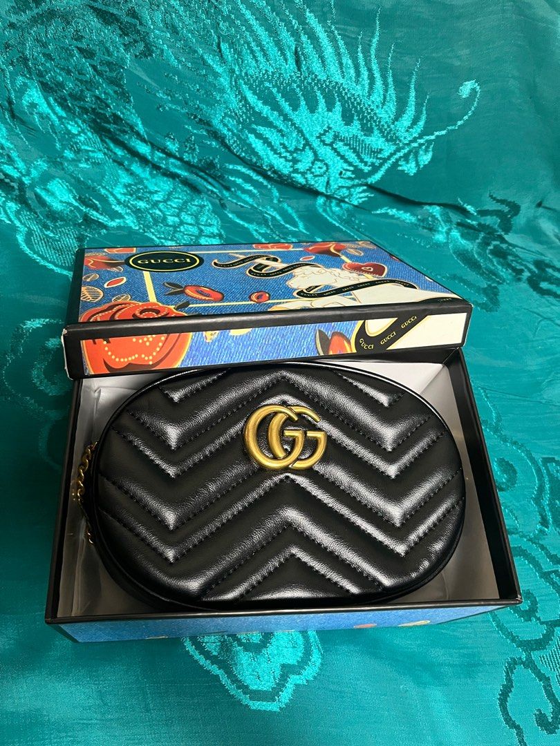 Gucci Oval Leather handbag Carousell