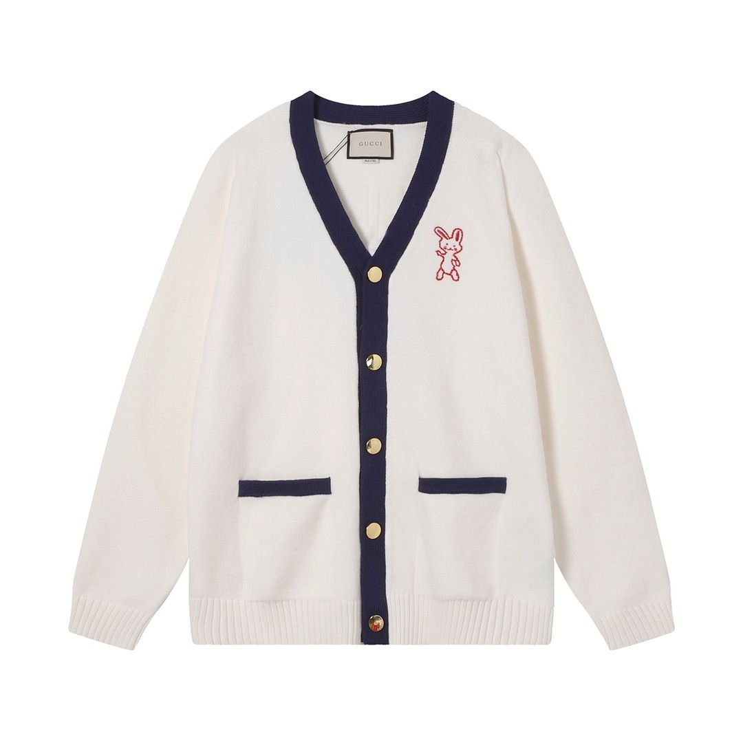 Gucci Wool Jacquard Cardigan 2023