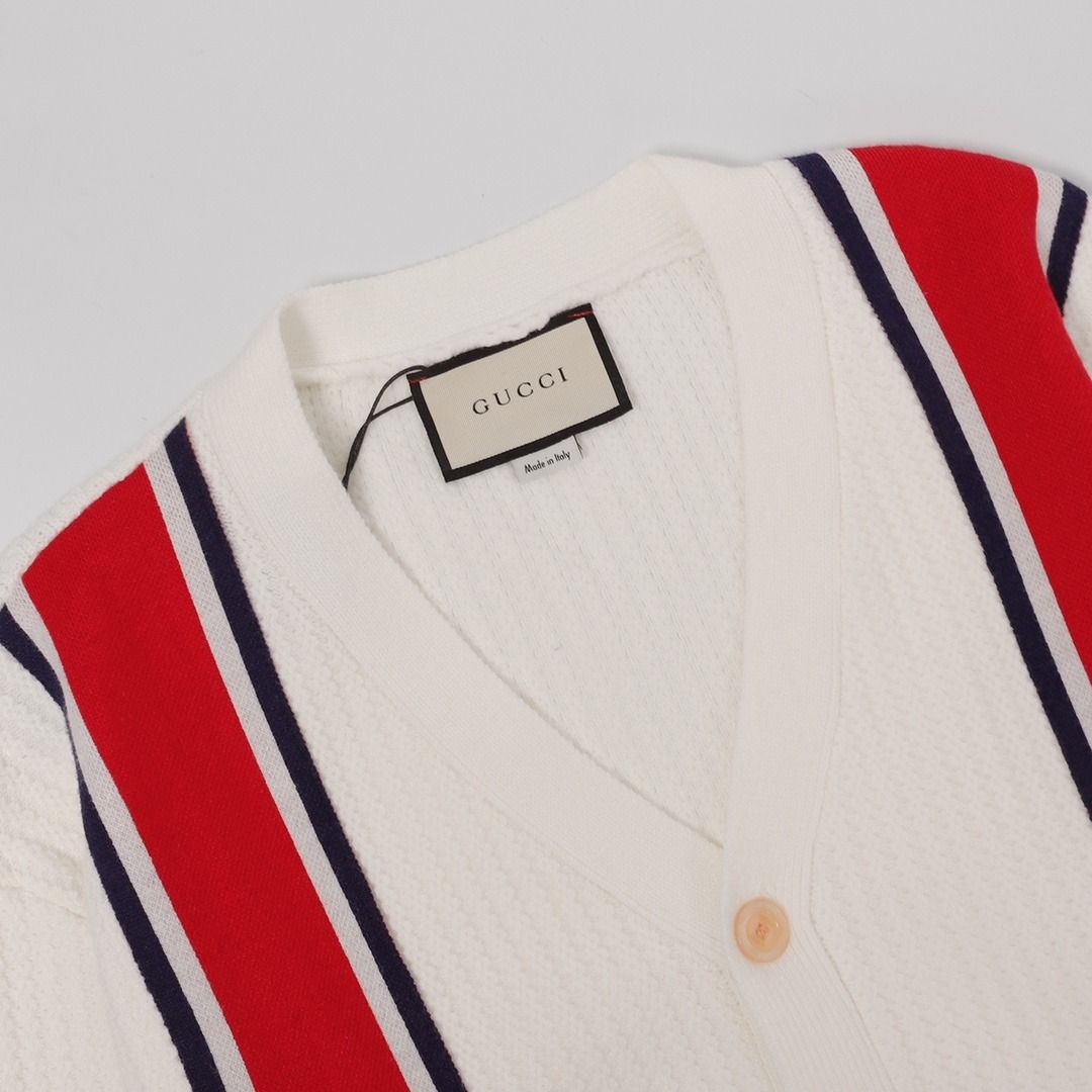 Gucci Wool Jacquard Cardigan 2023