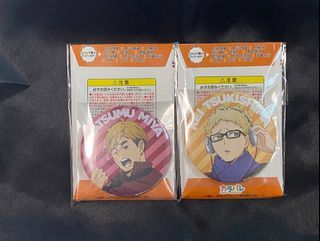 Haikyuu!! TO THE TOP Anime badge Kita Shinsuke Atsumu Miya