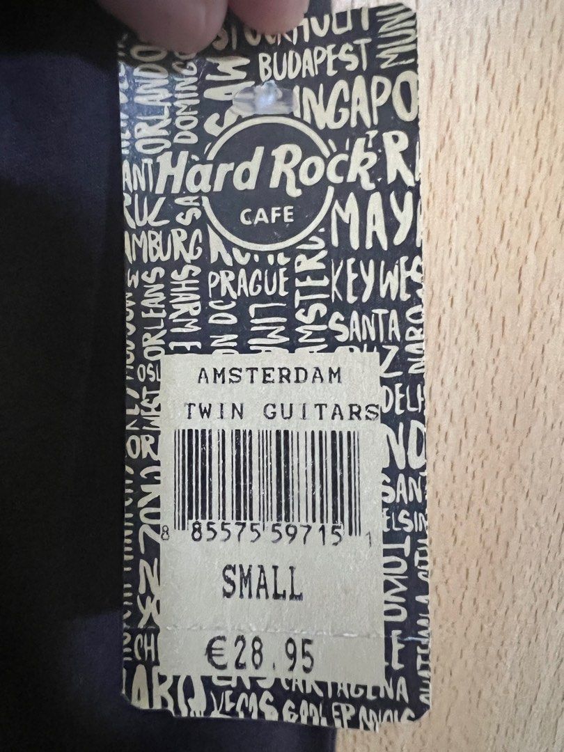 Hard rock Amsterdam Tshirt black, Men's Fashion, Tops & Sets, Tshirts