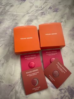 Hermes Matte Lipstick Rouge Casaque 64 With Box And Sleeve