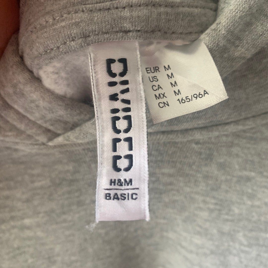 Grey hoodie sales h and m