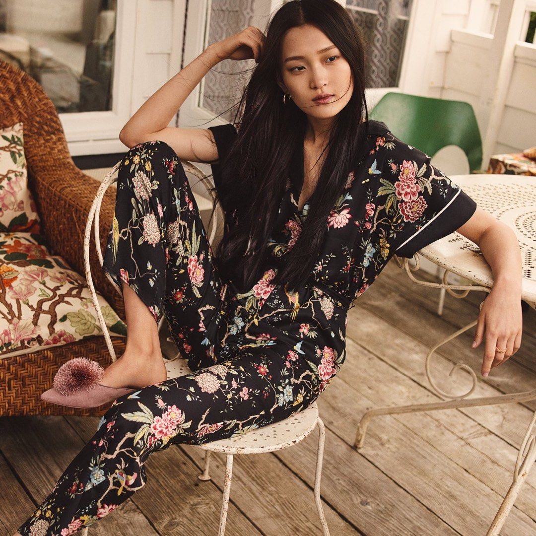 H&m patterned jumpsuit outlet