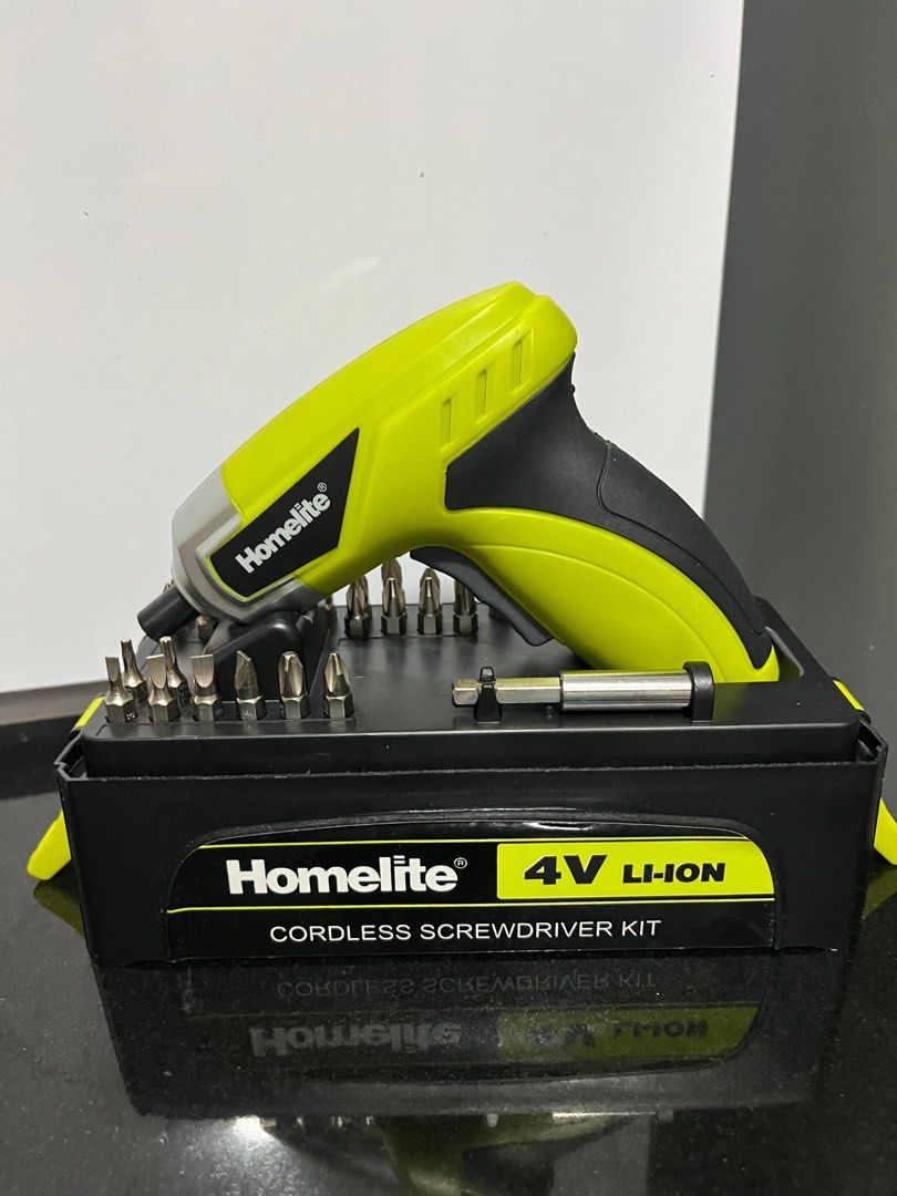 Homelite clearance cordless screwdriver