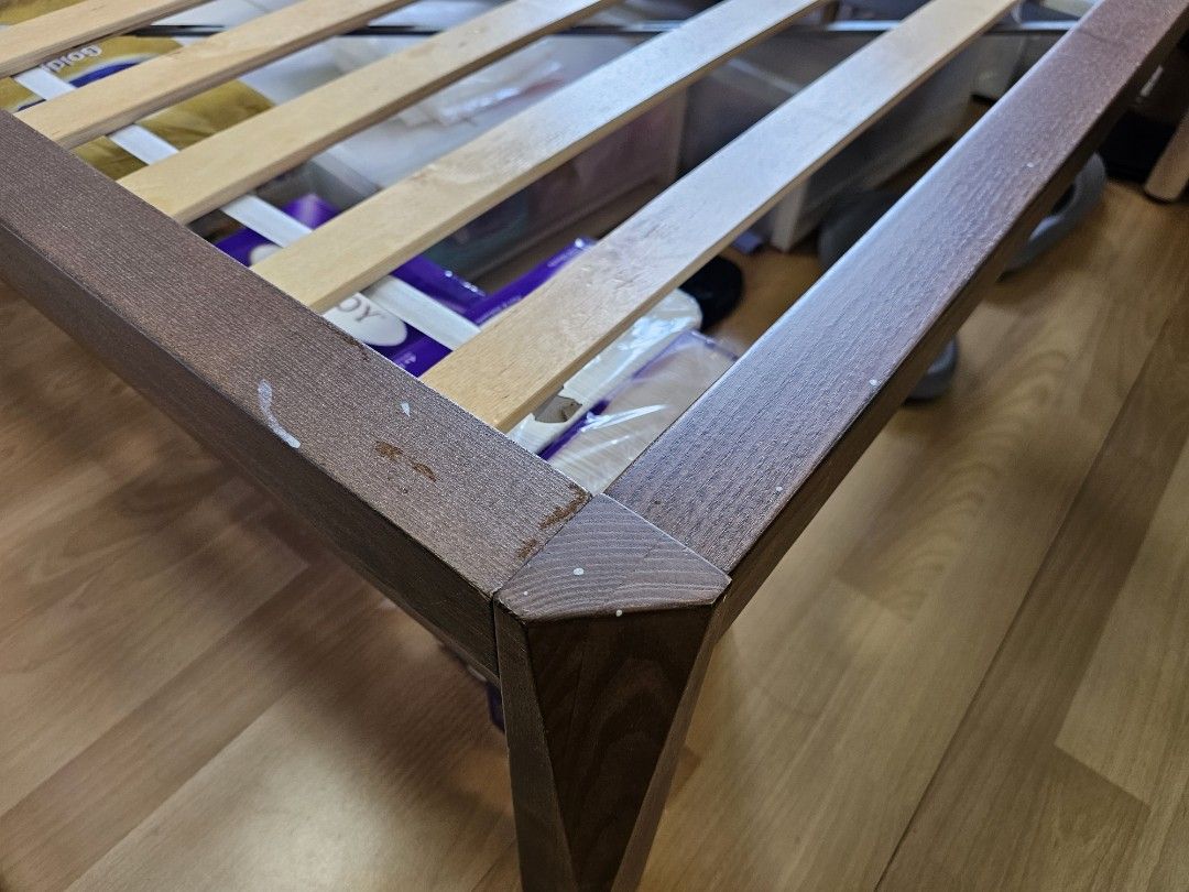 Ikea stockholm bed shop frame