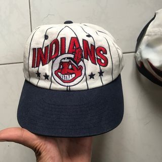 Vintage Cleveland Indians Starter Tailsweep Script Snapback
