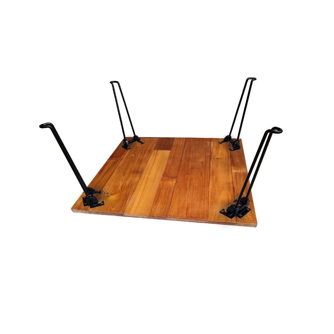 Japanese Low Folding table (Solid Plywood) 400 X 400, Furniture & Home