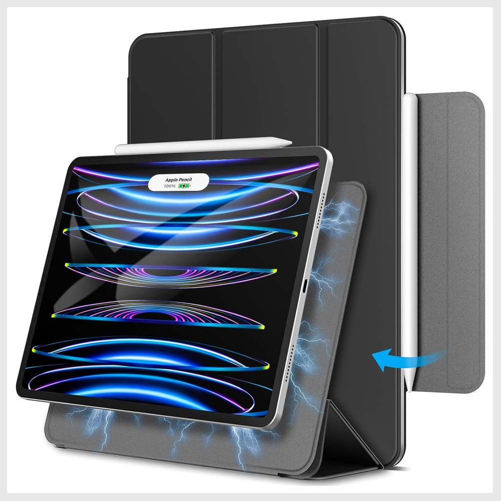 JETech Magnetic Case for iPad Pro 11 Inch All Models, and iPad Air 5/4 ...