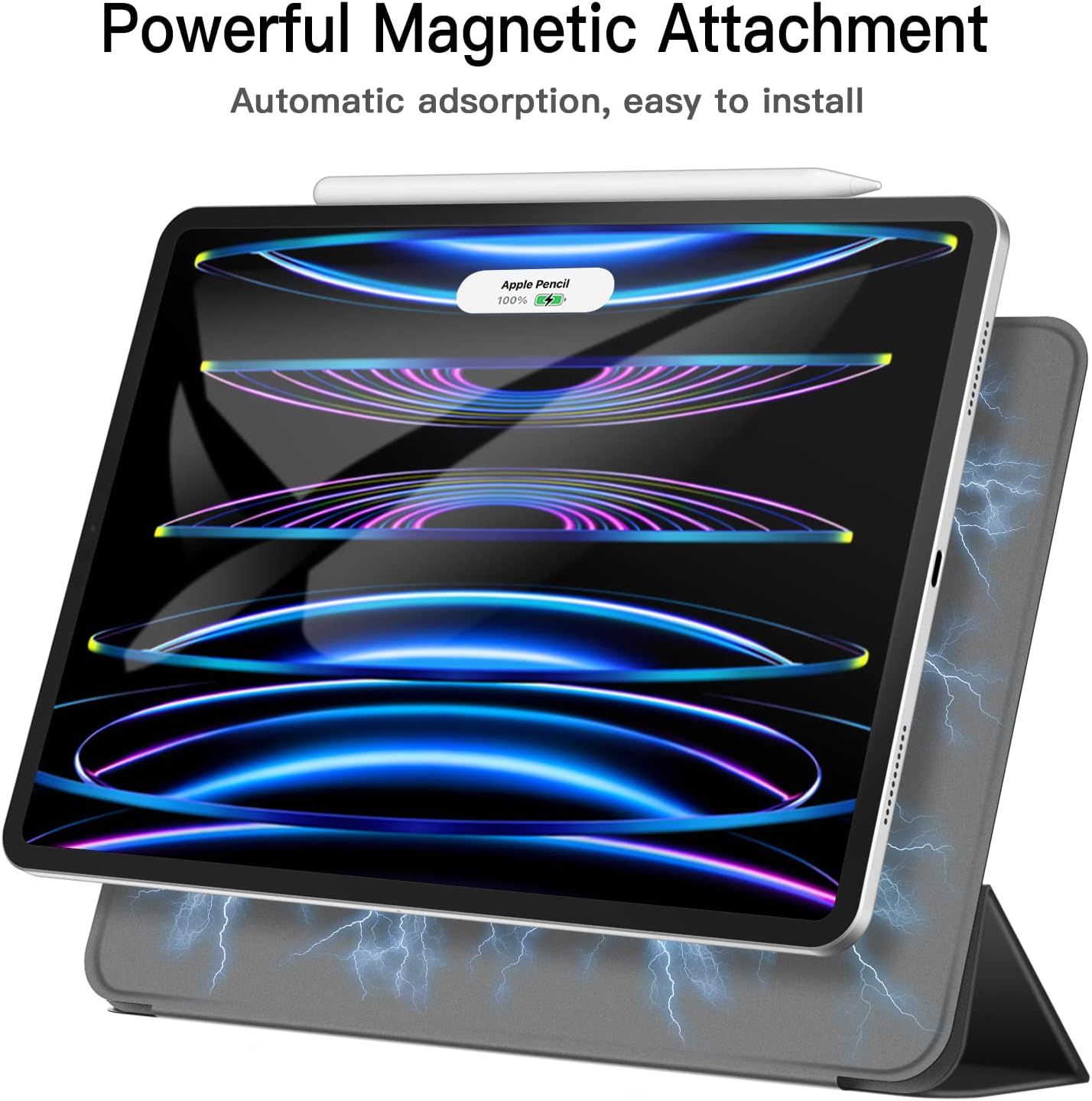 JETech Magnetic Case for iPad Pro 11 Inch All Models, and iPad Air 5/4 ...