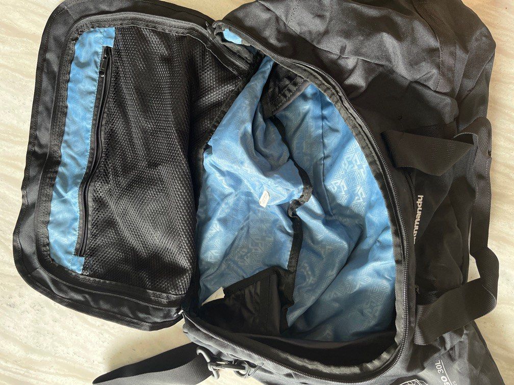 Kathmandu Tanker Cargo 30L foldable duffle bag, Men's Fashion, Bags