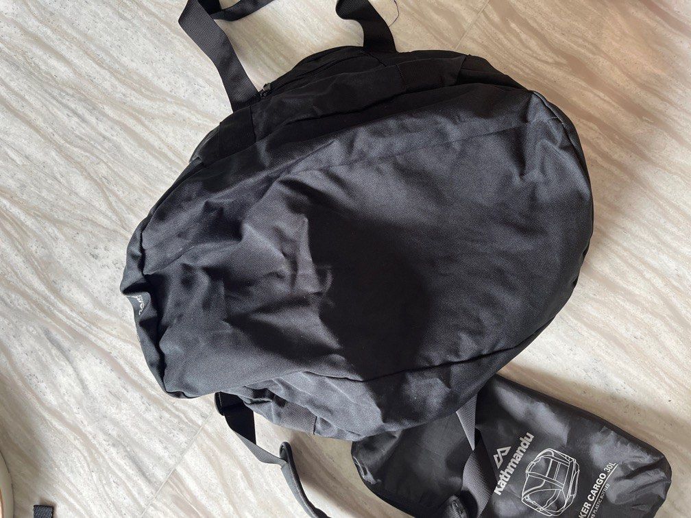 Kathmandu Tanker Cargo 30L foldable duffle bag, Men's Fashion, Bags