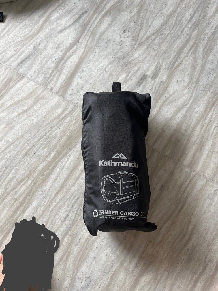 Kathmandu Tanker Cargo 30L foldable duffle bag, Men's Fashion, Bags, Belt bags, Clutches and