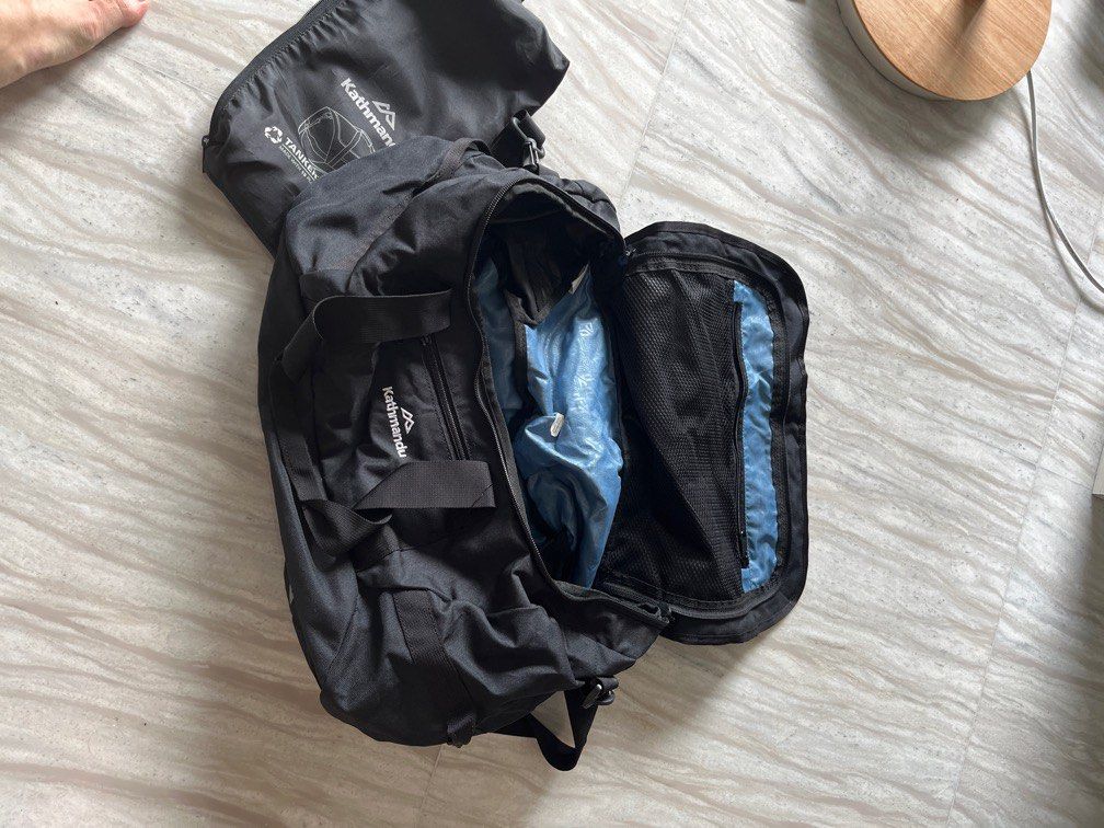 Kathmandu Tanker Cargo 30L foldable duffle bag, Men's Fashion, Bags