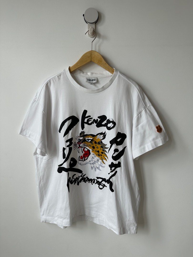 Jual Kenzo x Tiger Kansai Yamamoto Tee White - Kota Palembang