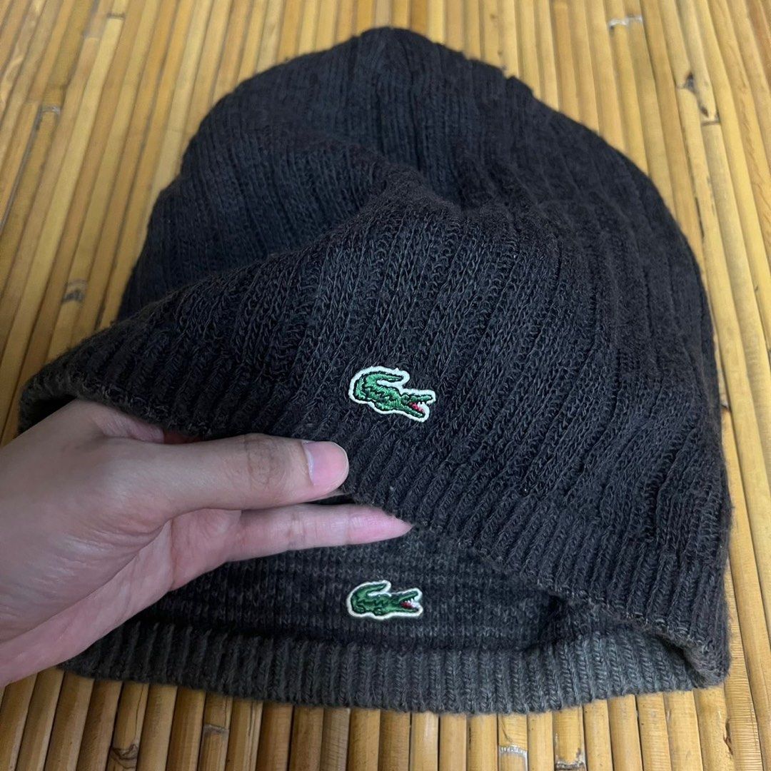 Bonnet lacoste reversible hotsell noir