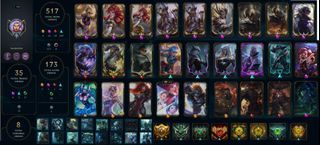 League of Legends PH Account | •Level 136 | •517 Skins | •6 PRESTIGE Skins | •158 Champions | •Unranked | •Many Borders | •FULL ACCESS