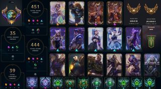 League of Legends PH Account | •Level 596 | •452 Skins | •PRESTIGE Vayne | •159 Champions | •Unranked | •FULL ACCESS