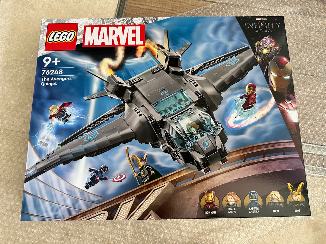 LEGO Marvel 76248 The Avengers Quinjet Infinity Saga Set