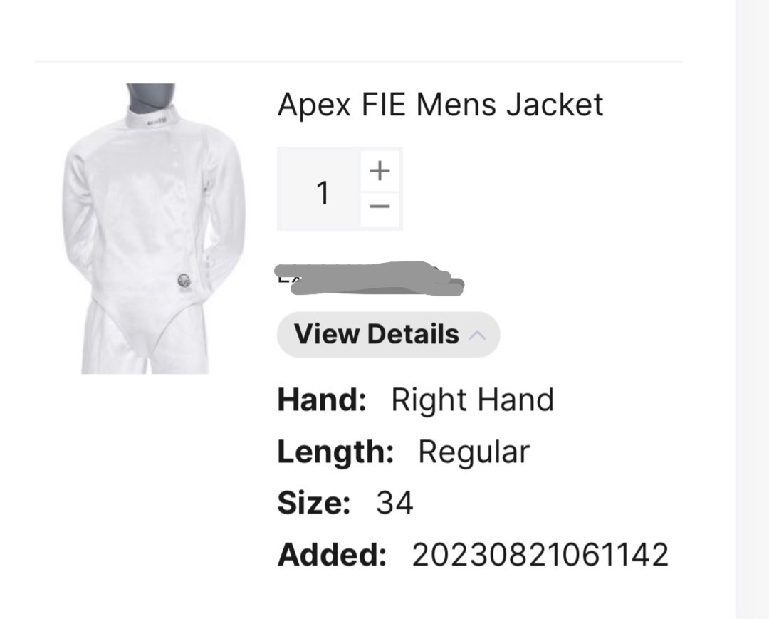 Leon Paul Fencing APEX FIE Jacket and Breeches, 運動產品, 其他運動配件 Carousell